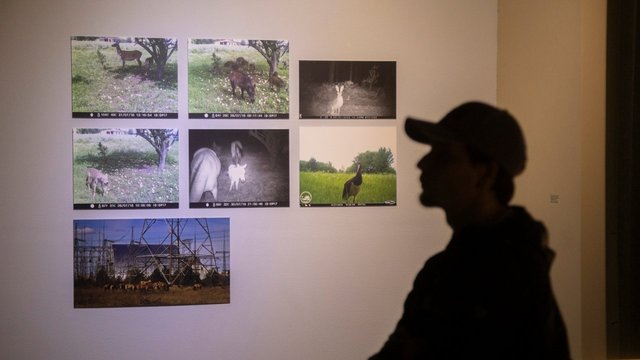 Відкриття виставкового проєкту "Чорнобиль. Обʼєкт укриття". Національний центр "Український Дім", Київ, 23.04.2026