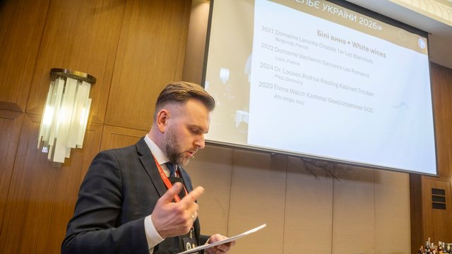 Кращим сомельє України 2026 став Богдан Павлюх