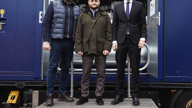 Німеччина передала три когенераційні установки для Чернігівської області