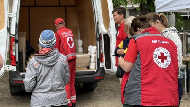 Пункт допомоги УЧХ працює у Полтаві для постраждалих внаслідок російської атаки БпЛА