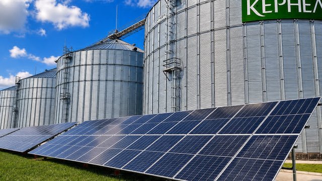 "Кернел" реалізує пілотні проєкти сонячних панелей на елеваторах на 250 кВт
