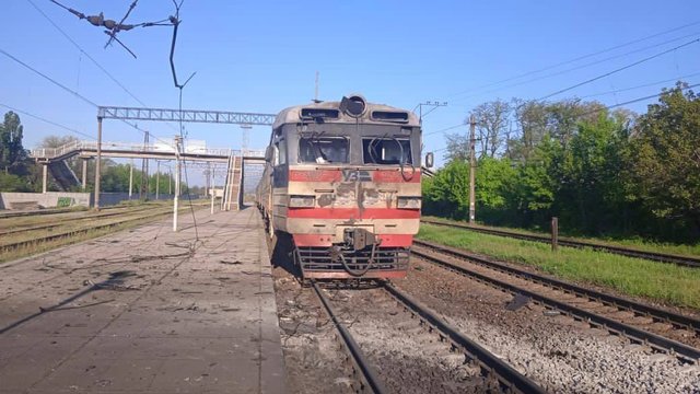 Российские войска атаковали железнодорожную станцию в Вольнянске, ранены два человека