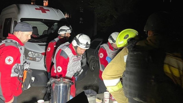 URCS provides aid to victims following Russia UAV attacks in southern Ukraine