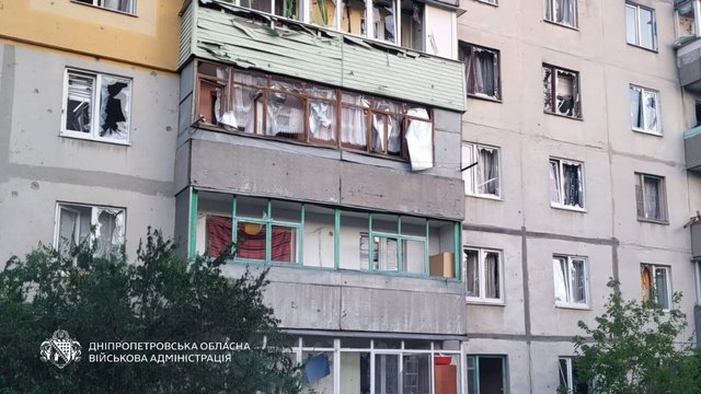 Дніпропетровська область зазнала понад 20 атак дронами і артилерією, поранено трьох людей – ОВА