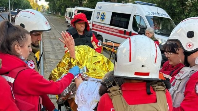 УЧХ допомагає постраждалим від російської атаки на Київ
