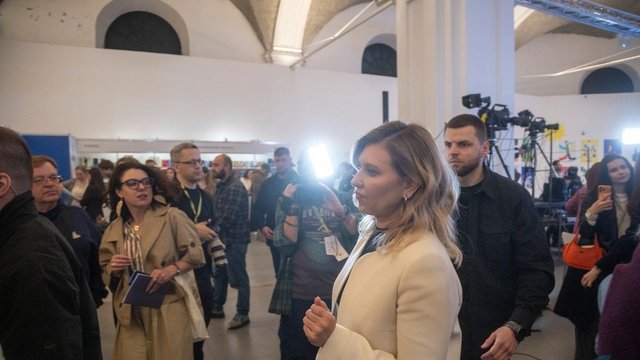 Перша леді Олена Зеленська. Відкриття ХІV Міжнародного фестивалю «Книжковий Арсенал». Національний культурно-мистецький та музейний комплекс «Мистецький Арсенал». 28.05.2026