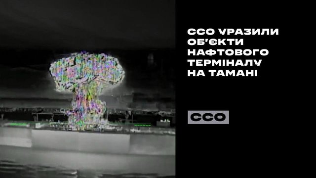ССО уразили об'єкти нафтового терміналу на Чорному морі біля російської Тамані