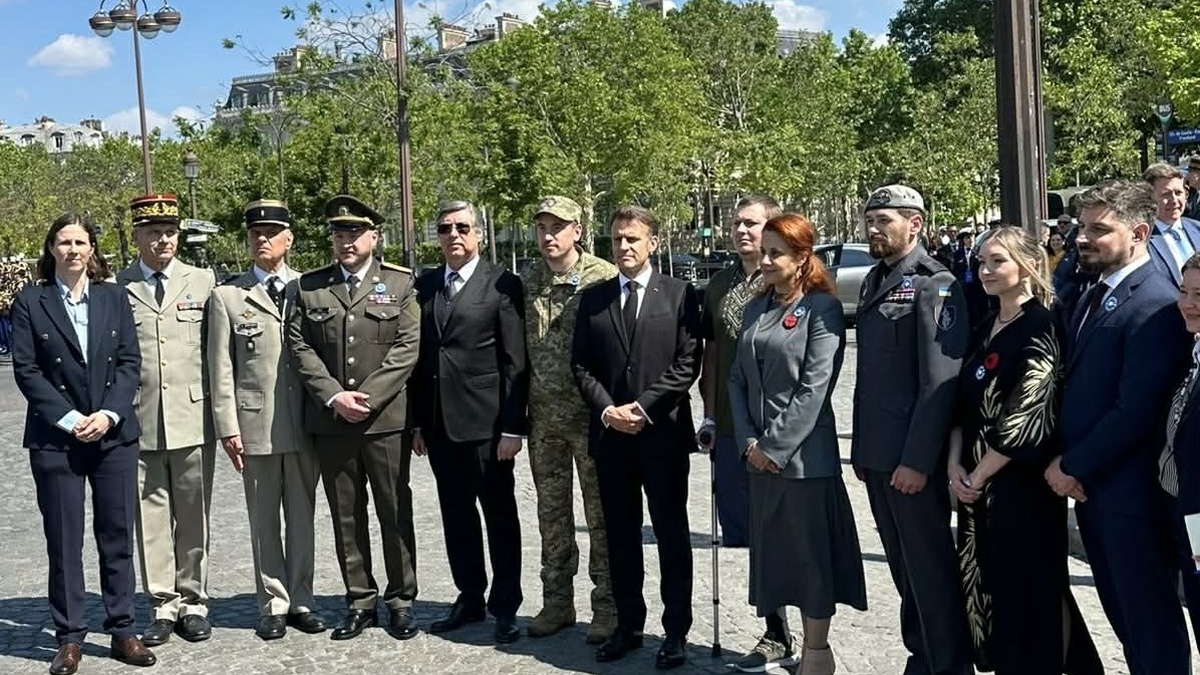 Minveterans leadership and veterans of Russia-Ukraine war participate in commemoration of WWII victims in France