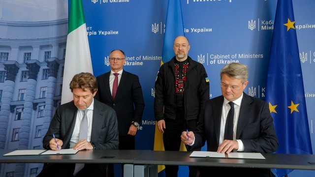 Італія надасть додатково EUR10 млн на відновлювальні роботи в енергетиці України