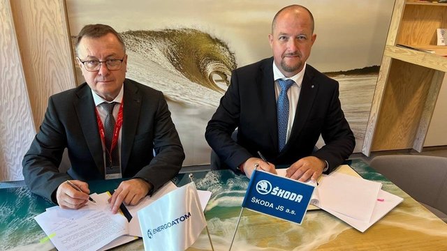 "Энергоатом" и ŠKODA JS на URC 2026 договорились о расширении сотрудничества в сооружении и модернизации энергоблоков – меморандум