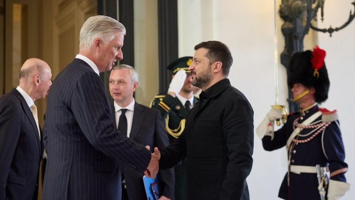 Zelenskyy holds audience with Belgian King Philippe