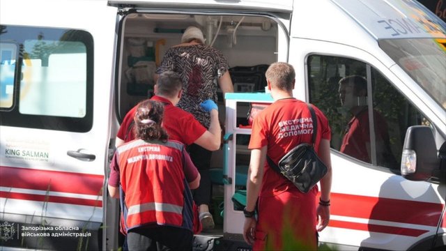 У Запоріжжі через повторну атаку РФ постраждали п'ятеро людей
