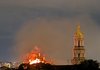 Предстоятель ПЦУ назвал главу РФ "кремлевским антихристом" из-за пожара в Успенском соборе и призвал молиться о спасении святыни