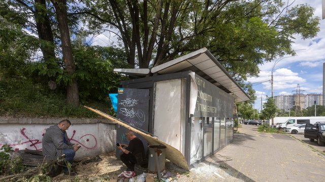 Наслідки нічного обстрілу. Просп. Европейського союзу 64, Київ, 02.06.2026