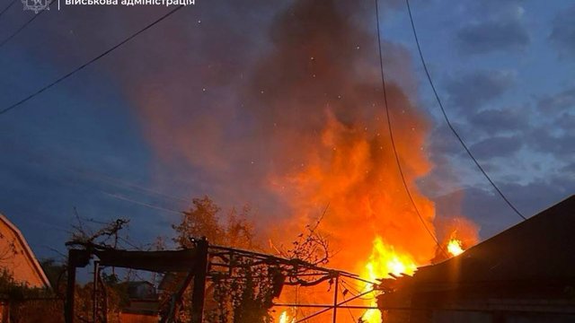 Ушкоджений в результаті російської атаки житловий будинок у Запоріжжі