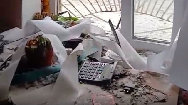 Russian shelling damages URCS office in Donetsk region