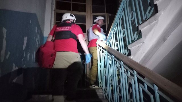 URCS assists victims after Russian UAV attack on Zaporizhia