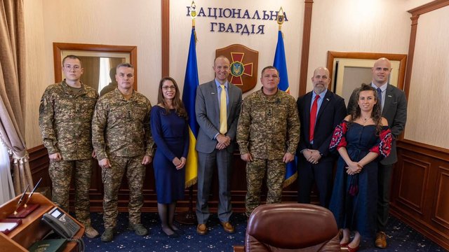 Командувач НГУ привітав з початком роботи нового керівника відділу з правоохоронних питань посольства США