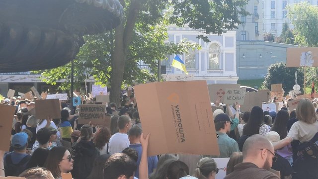 Kyiv protesters demand Fedorov's reinstatement after sacking
