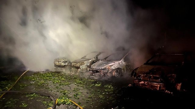 Росіяни знову атакували Київ, виникли пожежі в двох районах – ДСНС