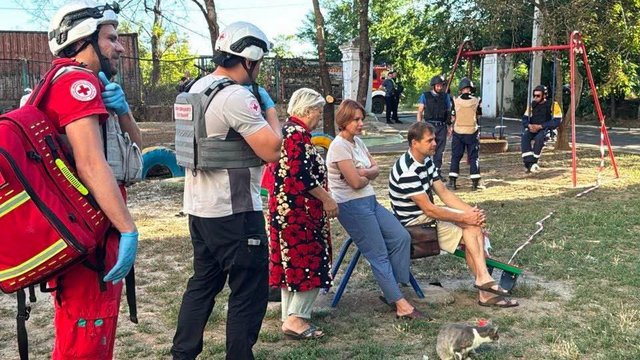 УКК оказал помощь пострадавшим от российской атаки БпЛА