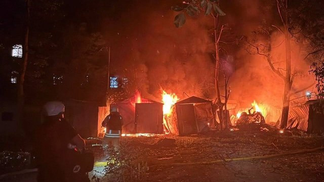 URCS works at site of rescue operations after Russian attack on Odesa