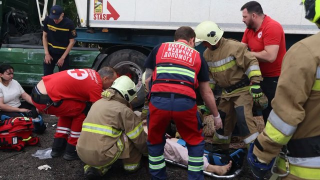 УЧХ допомагав на місці ДТП у Миколаївській області
