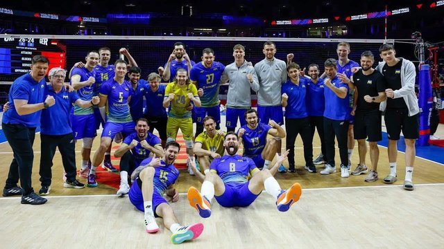 Збірна України з волейболу вперше вийшла у "плей-офф" Лігі націй та зіграє у 1/4 з Польщею