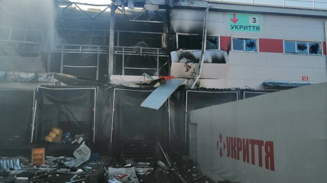 Russia damages Nova Poshta sorting terminal in Dnipro in morning