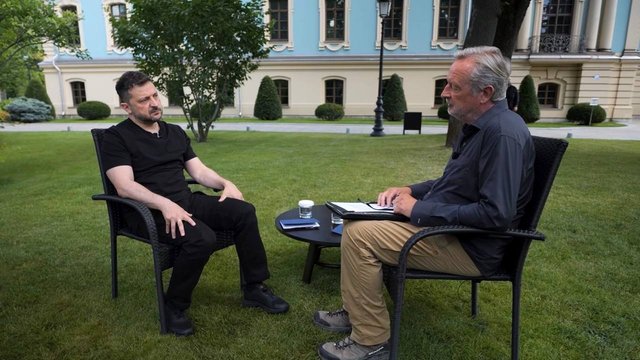 President of Ukraine Volodymyr Zelenskyy in an interview with Sky News
                     | 
                    Photo: youtu.be/-HypRv9GHuI?is=L918mxwpWHzYjFH7