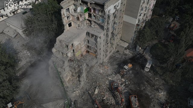 В Києві 30 загиблих та 99 травмованих внаслідок атаки в ніч на 2 липня, пошкоджені 10 житлових будинків