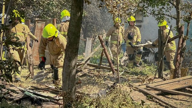 У Вишневому триває ліквідація наслідків російського ракетного удару – ДСНС