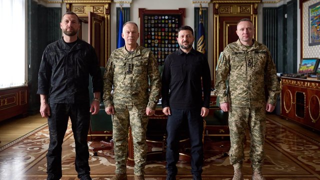 Определено, как в дальнейшем Сырский и Гнатов будут служить защите Украины, – Зеленский