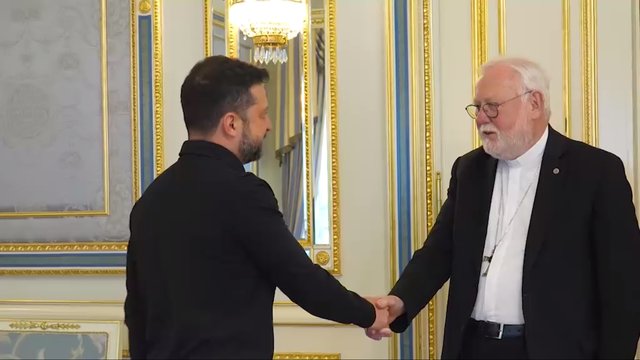 Зеленский после встречи с делегацией Святого Престола: Ватикан готов принять встречу лидеров