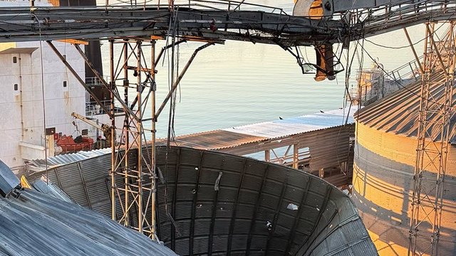 Олійний термінал "Кернел" був пошкоджений російським обстрілом втретє за чотири дні