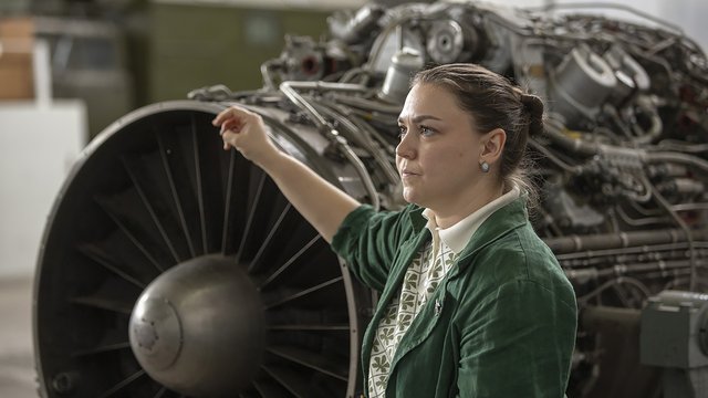 Ксенія Семенова, президентка Національного університету "Київський авіаційний інститут" (КАІ). Ангар КАІ, Київ, 26.08.2026