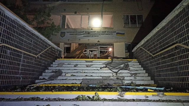 Russia attacks Odesa region for over 7 hours, damaging 16-story building, 2 educational institutions