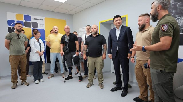 У релокованій Сіверськодонецькій лікарні відкрили Простір турботи про ветеранів