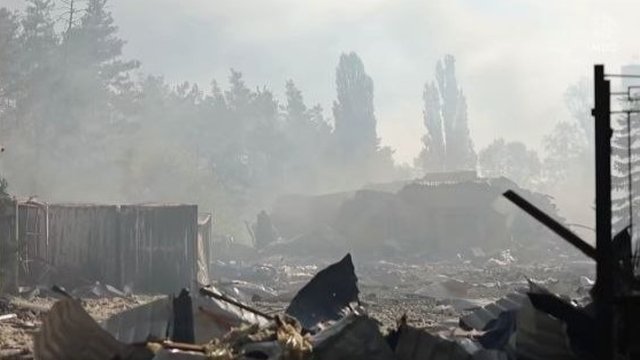 Правоохоронці встановлюють, чому склад із боєприпасами в Бучанському районі був серед житлових будинків