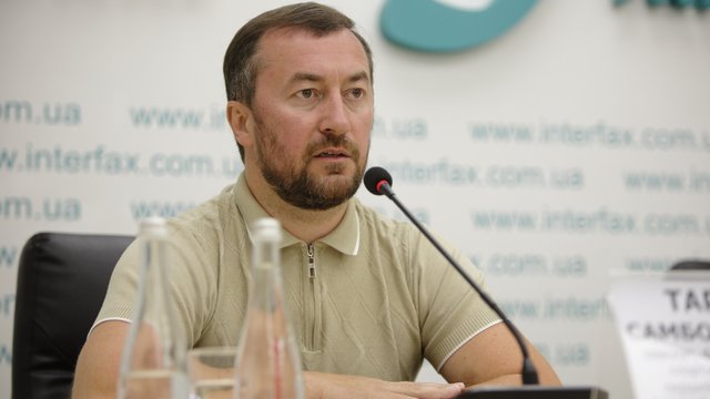 Тарас Самборський, адвокат, фахівець у галузі спортивного права, перший віцепрезидент Асоціації пляжного футболу України. Пресцентр ІА "Інтерфакс-Україна", Київ, 25.08.2026