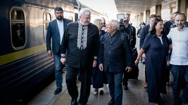 В Украину прибыли лидеры Европейского совета, Великобритании, Люксембурга, Молдовы и Эстонии