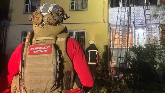 УКК помогал ликвидировать последствия российской ночной атаки БПЛА на Киев