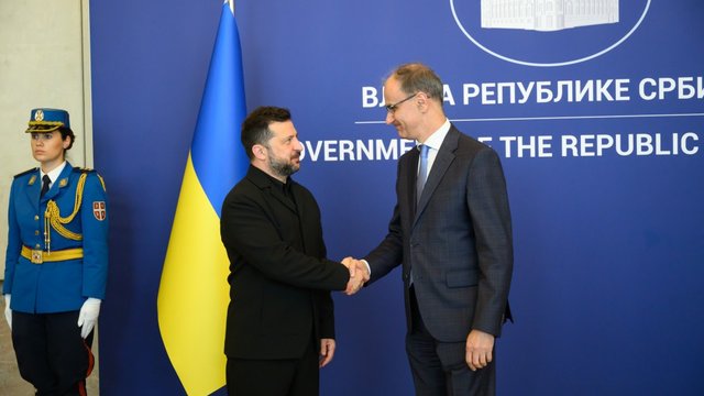 Зеленський та прем'єр Сербії обговорили спільні економічні та логістичні проєкти