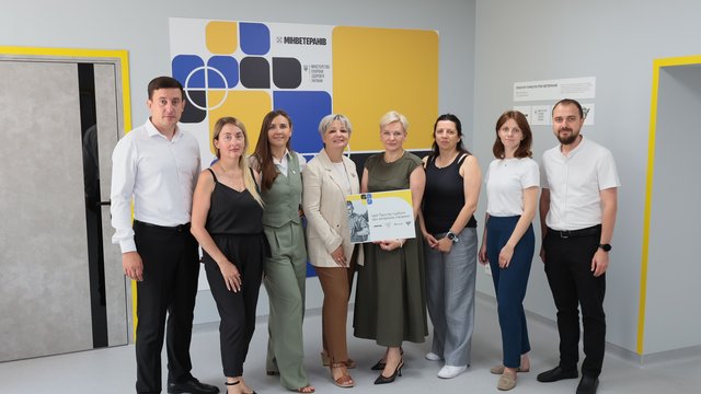 У релокованій Сіверськодонецькій лікарні відкрили Простір турботи про ветеранів