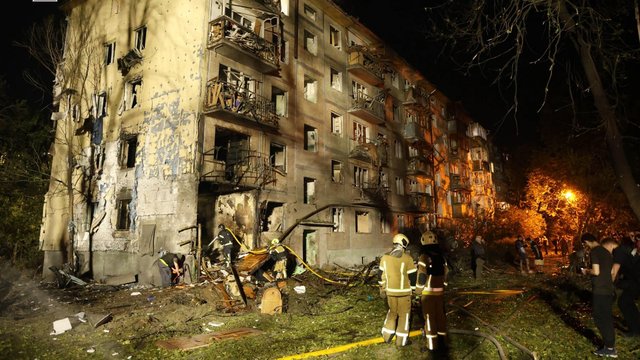 последствия российской баллистической атаки
