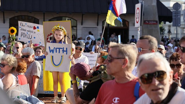 В 22 польских городах в воскресенье прошли мирные акции против агрессии в отношении украинцев – СМИ