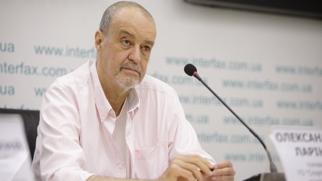 Олександр Ларін, голова ГО "Спортивний контекст". Пресцентр ІА "Інтерфакс-Україна", Київ, 25.08.2026