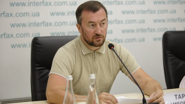 Тарас Самборський, адвокат, фахівець у галузі спортивного права, перший віцепрезидент Асоціації пляжного футболу України. Пресцентр ІА "Інтерфакс-Україна", Київ, 25.08.2026