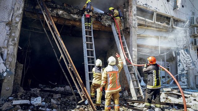В Полтавской области россияне обстреляли спасателей, ликвидировавших последствия предыдущих обстрелов – ГСЧС