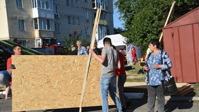 URCS opens aid station for victims of Russian airstrike in Smila